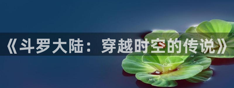 漫蛙免费下载正版：《斗罗大陆：穿越时空的传说》